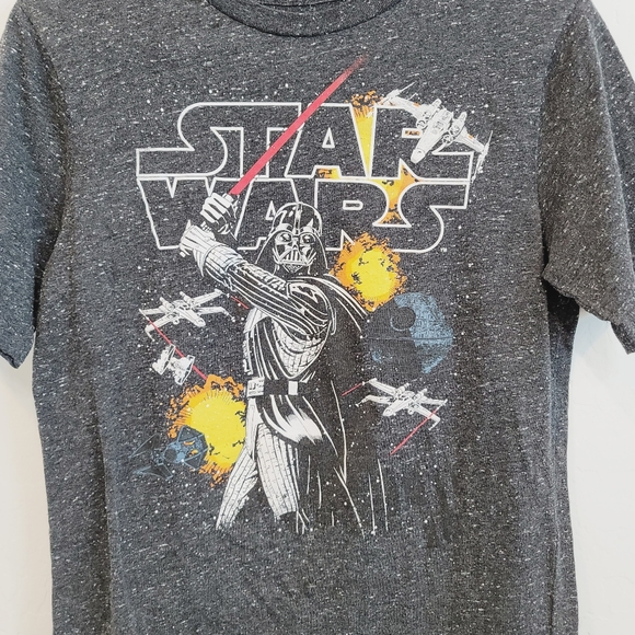 💕 Star Wars Gray Graphic Tee Boy's Size XL - Picture 6 of 9
